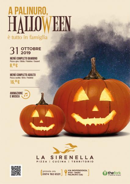Halloween  2019:La Sirenella a Palinuro  pronta a stregare tutti i bambini.
