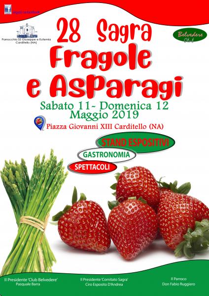 28 sagra della fragola e dell'asparago Carditello (NA).