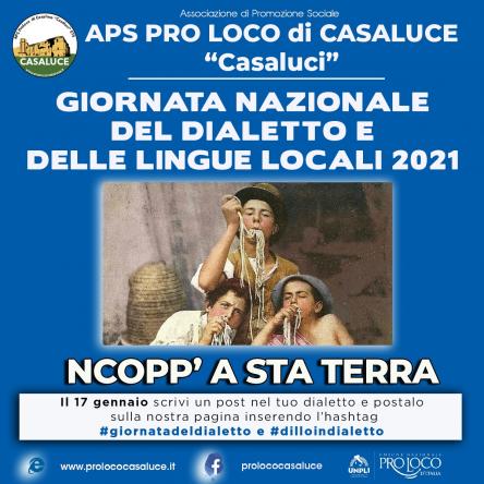 Giornata nazionale del dialetto e delle lingue locali