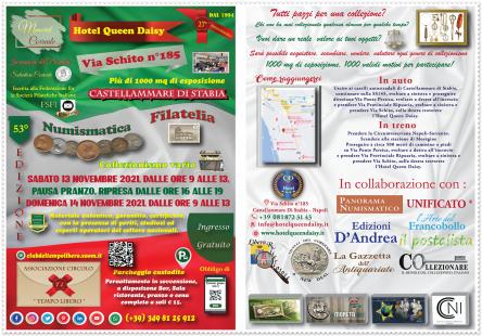 Sabato 13 e Domenica 14 Novembre 2021: Per I Collezionisti il Memorial Correale