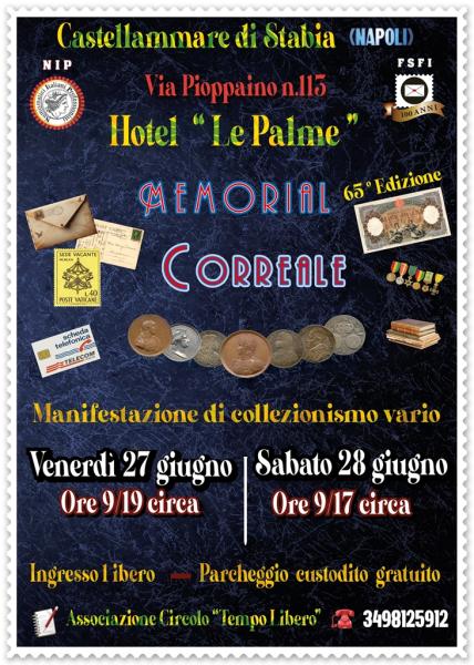 Collezionismo: Torna il 27 e 28 giugno il Memorial Correale