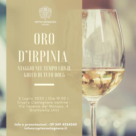 Oro d'Irpinia. Viaggio nel tempo con il Greco di Tufo docg